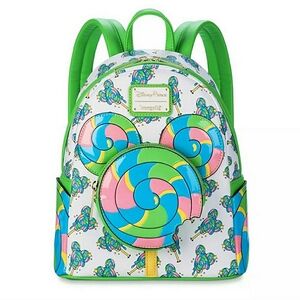 🆕️💚💖 Loungefly Disney Parks Mickey Lollipop Backpack